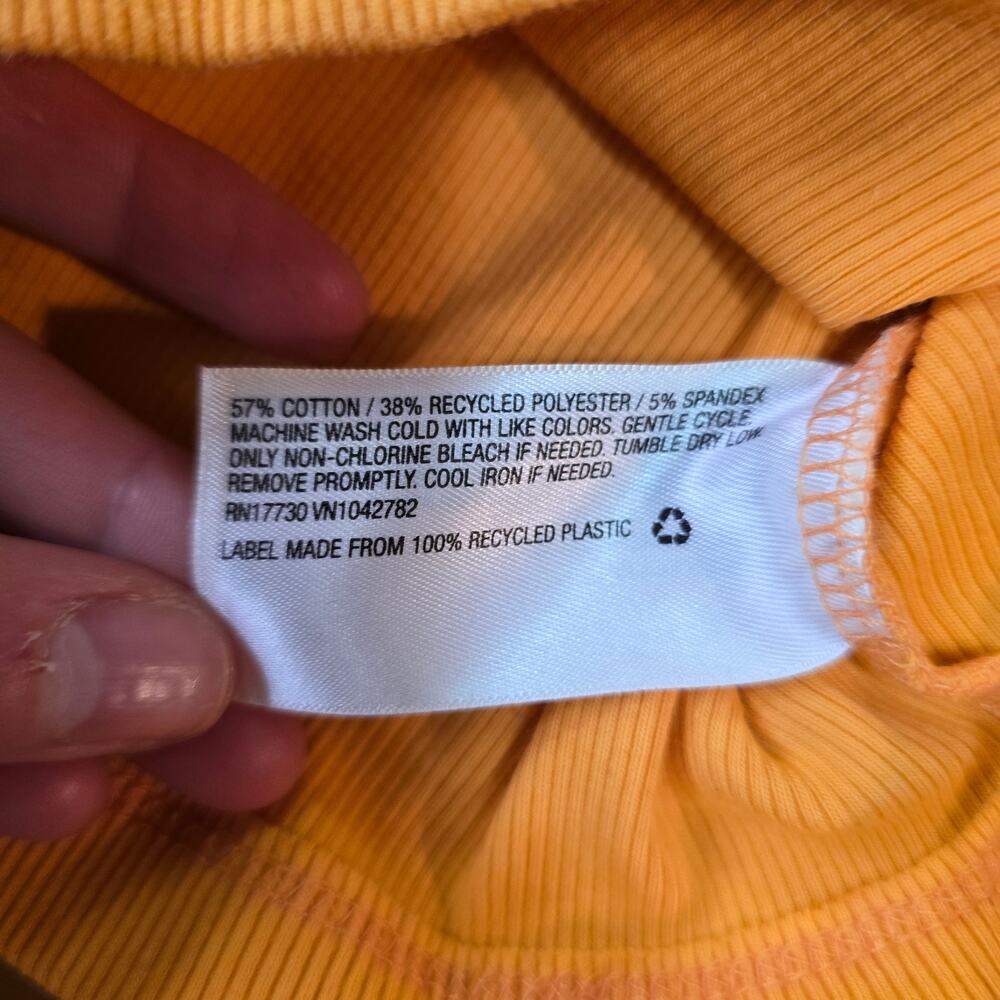 Y2k Style Wild Fable Crop Top Orange Size S - Picture 4 of 9